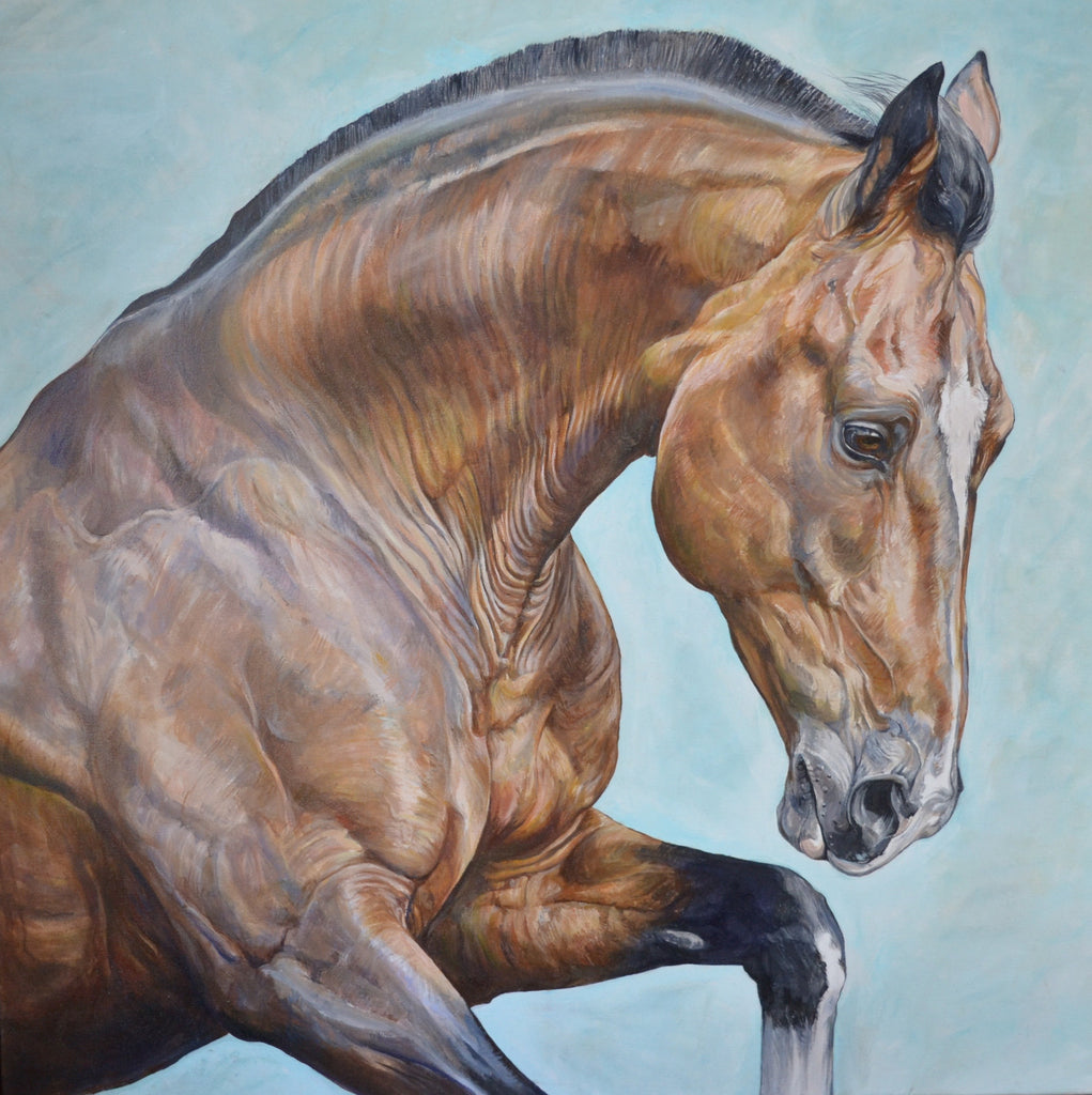 Painting Demonstration at Equitana Melbourne