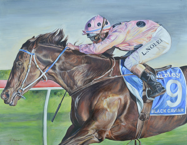 BLACK CAVIAR FINE ART PRINT.
