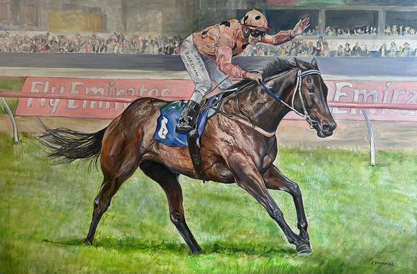 BEN MELHAM ON BLACK CAVIAR.