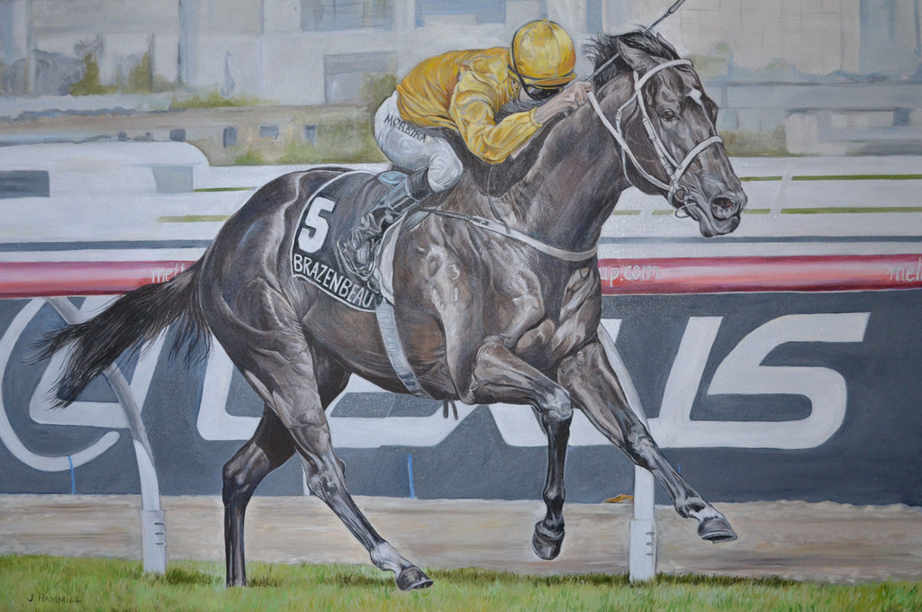 Brazen Beau ridden by Joao Moreira