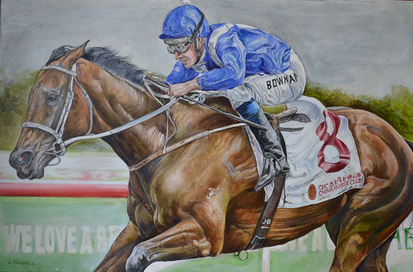 Winx - George Ryder Stakes win. Fine Art Prints.