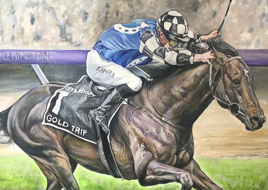 GOLD TRIP WINS THE 2022 MELBOURNE CUP WITH MARK ZAHRA.