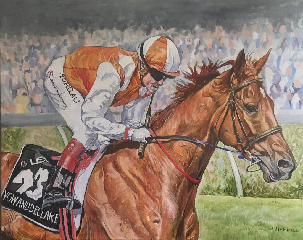 VOW AND DECLARE WINS THE MELBOURNE CUP