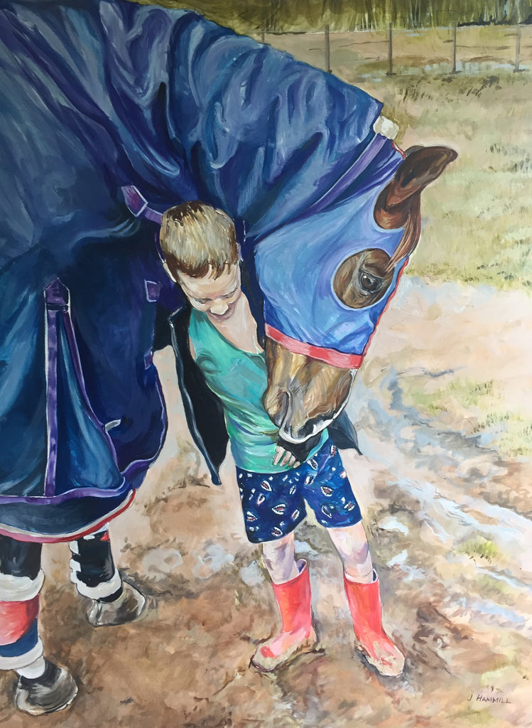 THE BOY IN THE RED BOOTS