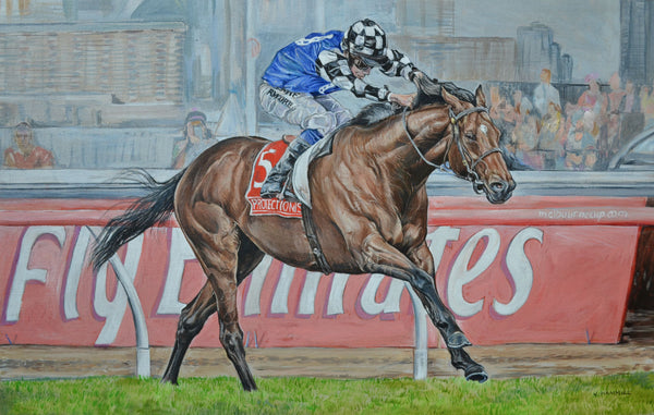 "Protectionist wins the Melbourne Cup"